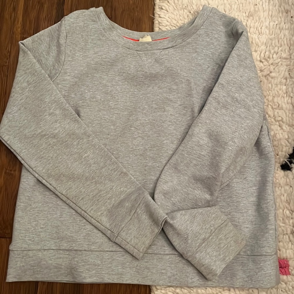 Club Monaco Cropped Grey Sweatshirt